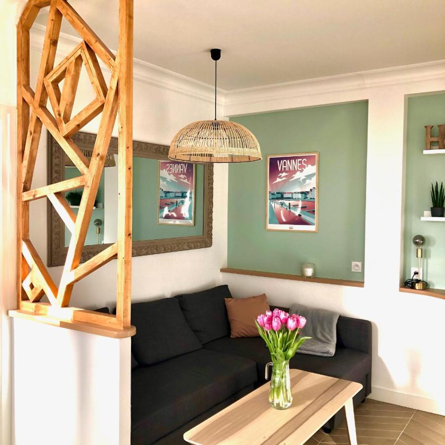 Bel appartement rénové, centre de Vannes Esterno foto